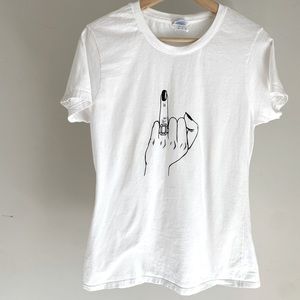 Women’s bachelorette cotton tee shirt- engaged- party- size Medium-Fast Delivery